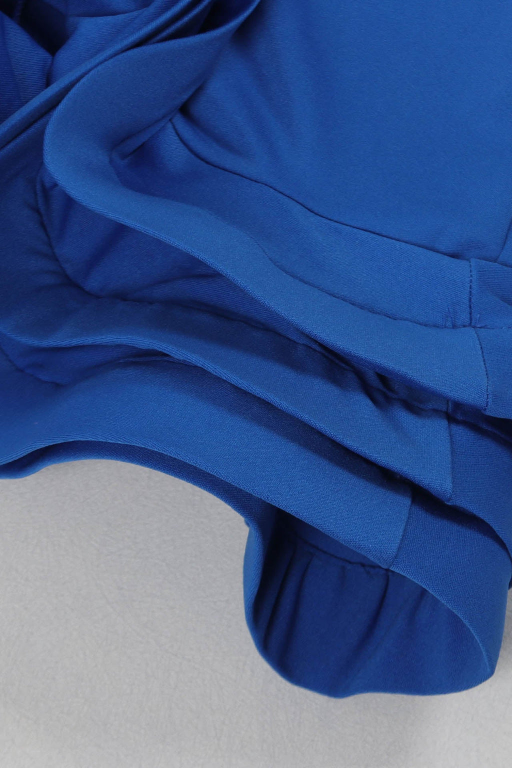 Elegant Ruffle Hem V Neck Wrapped Skirt Dress Lavish Daily