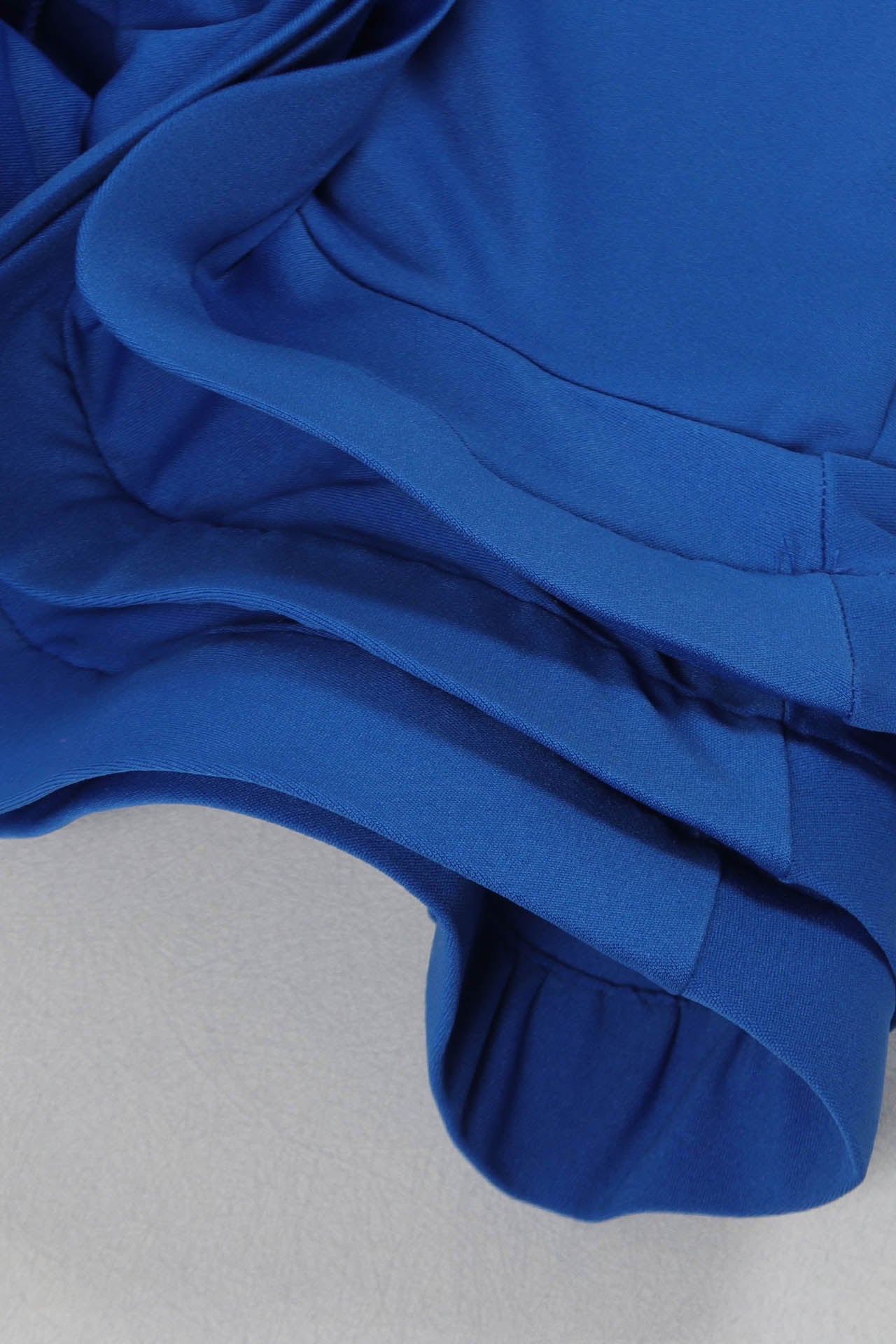 Elegant Ruffle Hem V Neck Wrapped Skirt Dress Lavish Daily