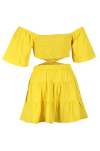 Off-the-Shoulder Cut Out Mini Dress Lavish Daily