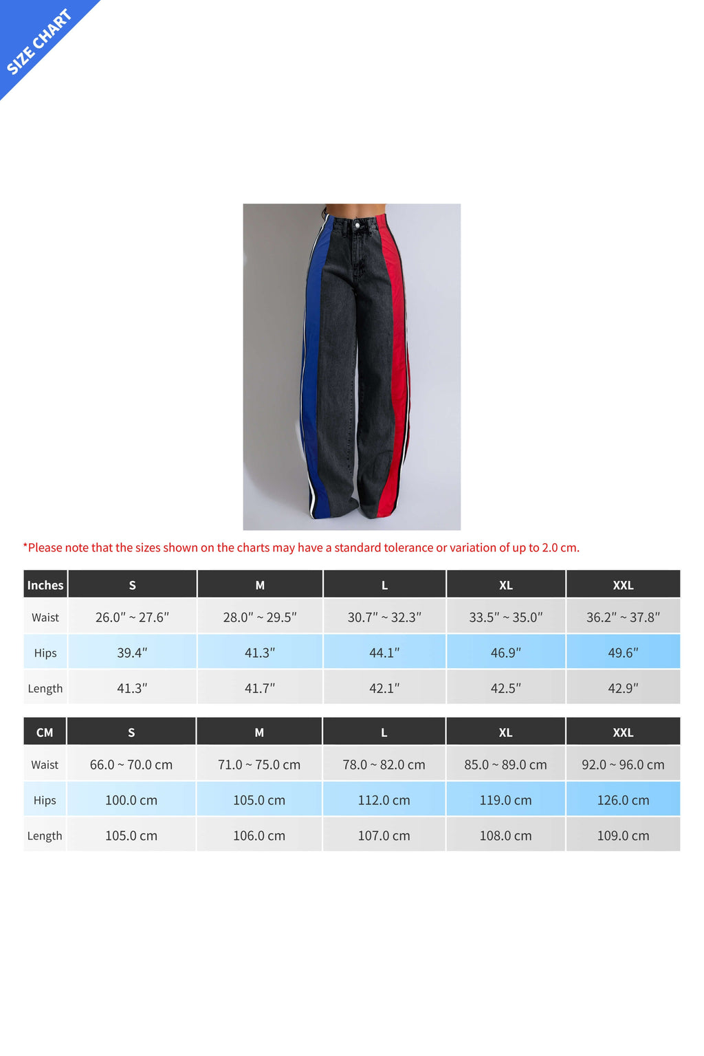 Wide Jeans with Wide Contrast Side Lines-Black Lavish Daily