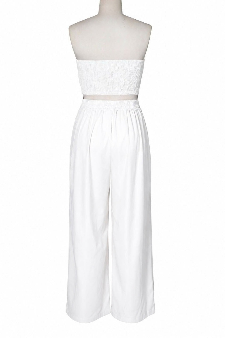 Asymmetrical Bandeau Pant Set Lavish Daily