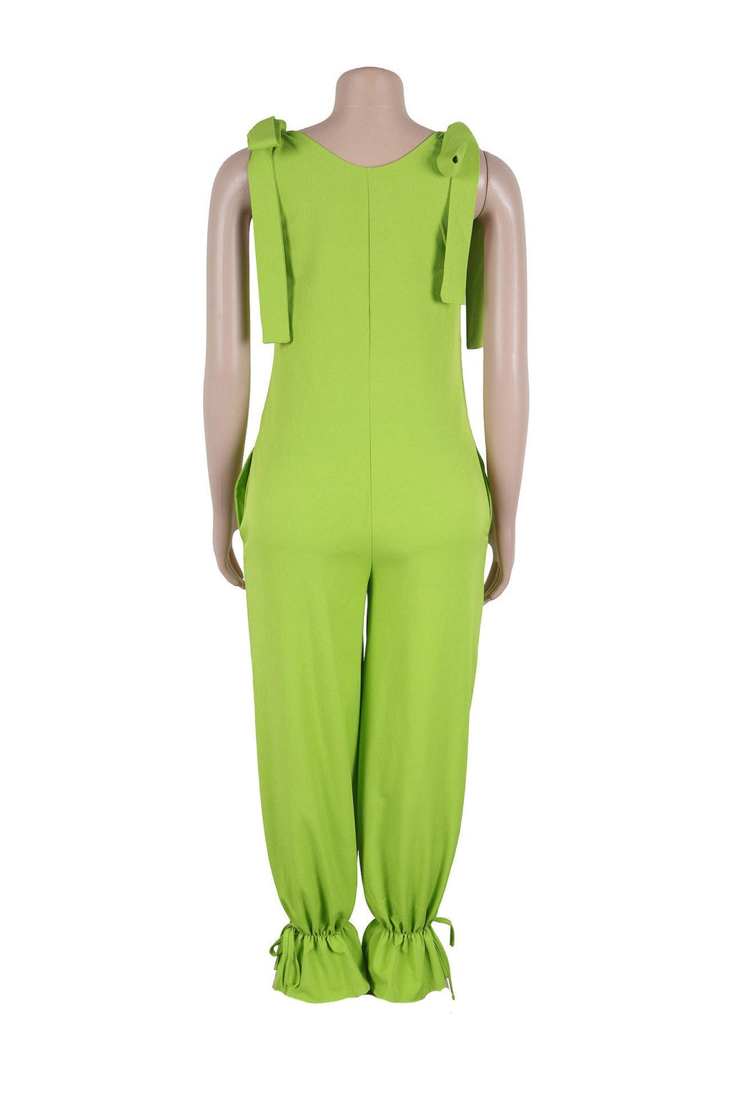 Bandage Casual Style Loose Jumpsuit Lavish Daily