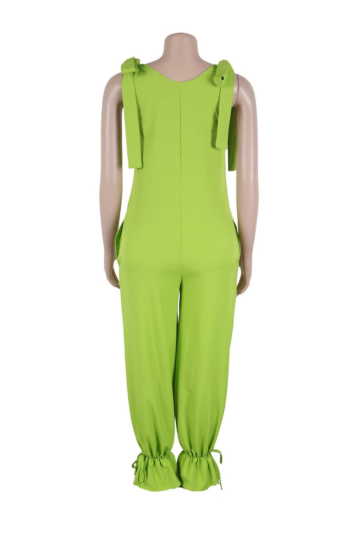 Bandage Casual Style Loose Jumpsuit Lavish Daily