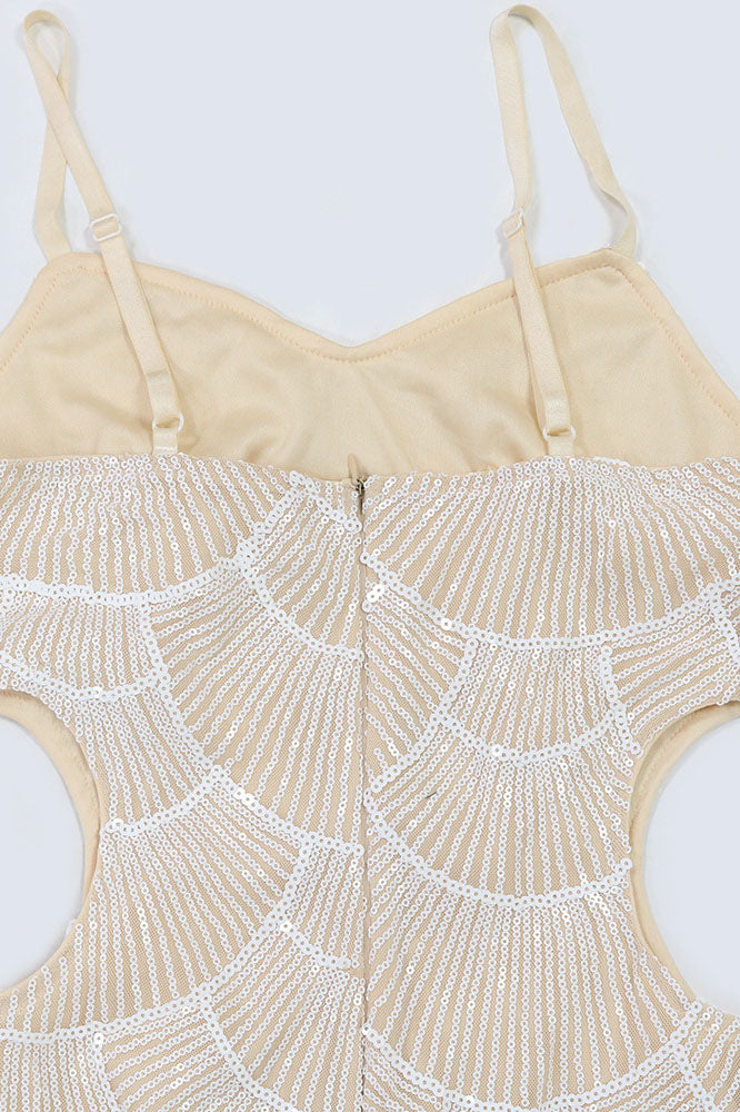 Pearl Sequin Maxi Dress Lavish Daily