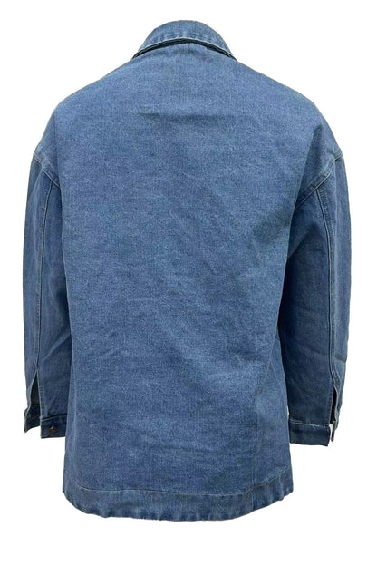 Oversized Boyfriend Fit Denim Jacket Lavish Daily