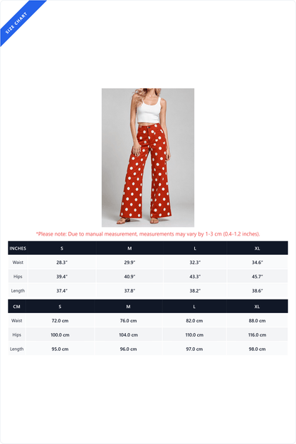 Polka Dot High Rise Wide Leg Jeans Lavish Daily
