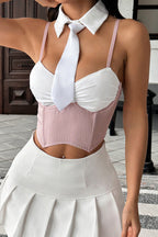 Clubwear Tie Bust Corset Cami Top Lavish Daily