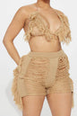 Tassel Crochet Short Set Lavish Daily