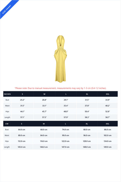 Plunging Halter Beaded Cutout Maxi Dress Lavish Daily