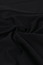 V-Neck Long Sleeve Split Hem Dress Lavish Daily