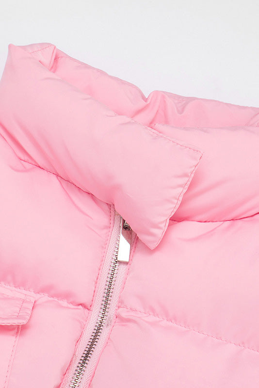 Stand Collar Padded Jacket Lavish Daily