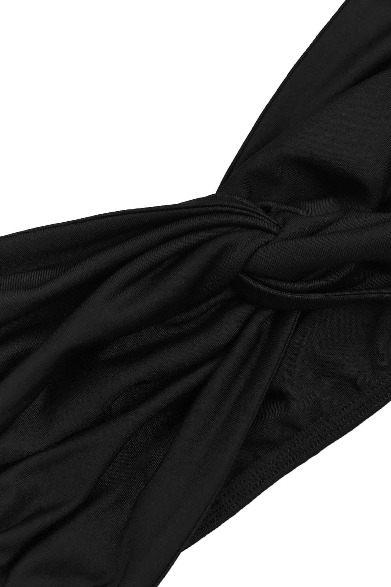 Twist-Front Halter Top & Drape Flare Pant Set Lavish Daily