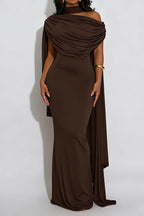 Elegant Pleated Maxi Dress Lavish Daily