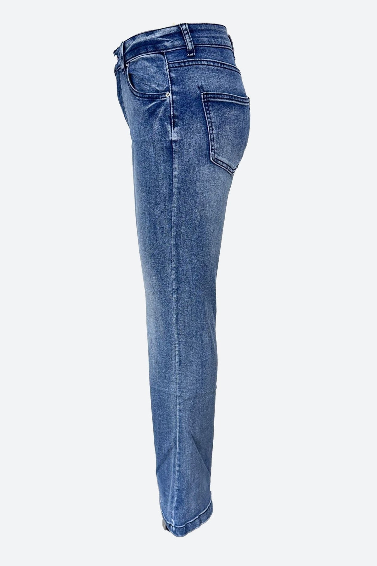 Vintage Denim Flare Leg Jeans Lavish Daily