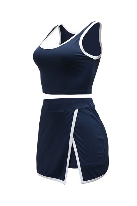 Fashion Tank Top and Skort 2-Piece Set Lavish Daily