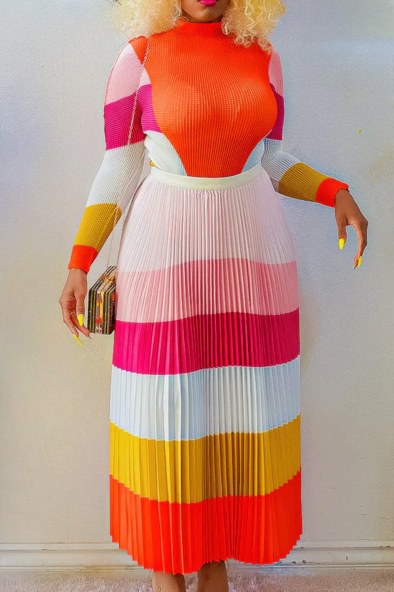 Pleated Skirt Set Lavish Daily