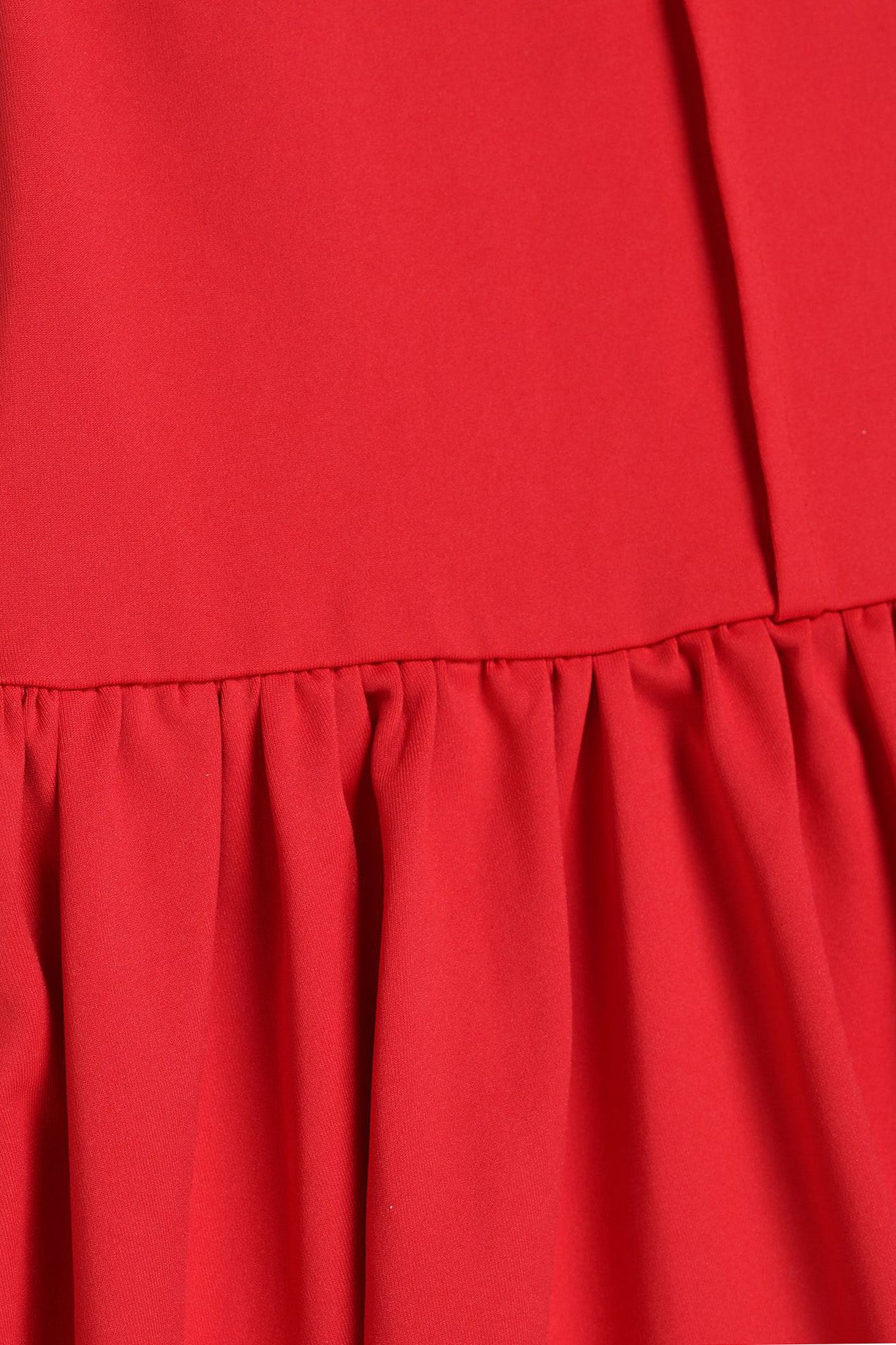 Ruffled Flutter Sleeve Ruched Dress Lavish Daily