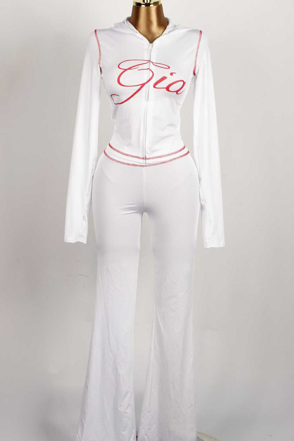 Solid Color 2-Piece Long Sleeve Set Lavish Daily