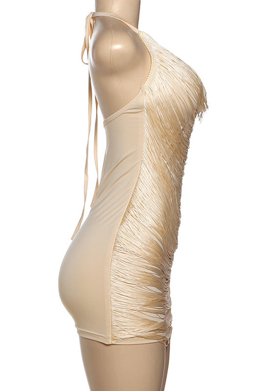 Fringe Mini Dress LavishDaily