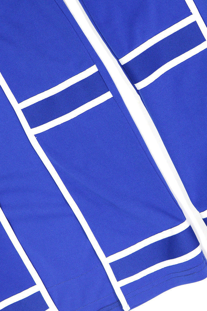 Stretch Sling Crop Vest Slit Wide Leg Pants Set Lavish Daily