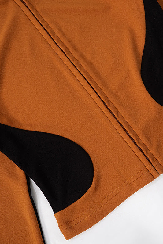 Stand Collar Slim Fit Sport Shorts Set Lavish Daily