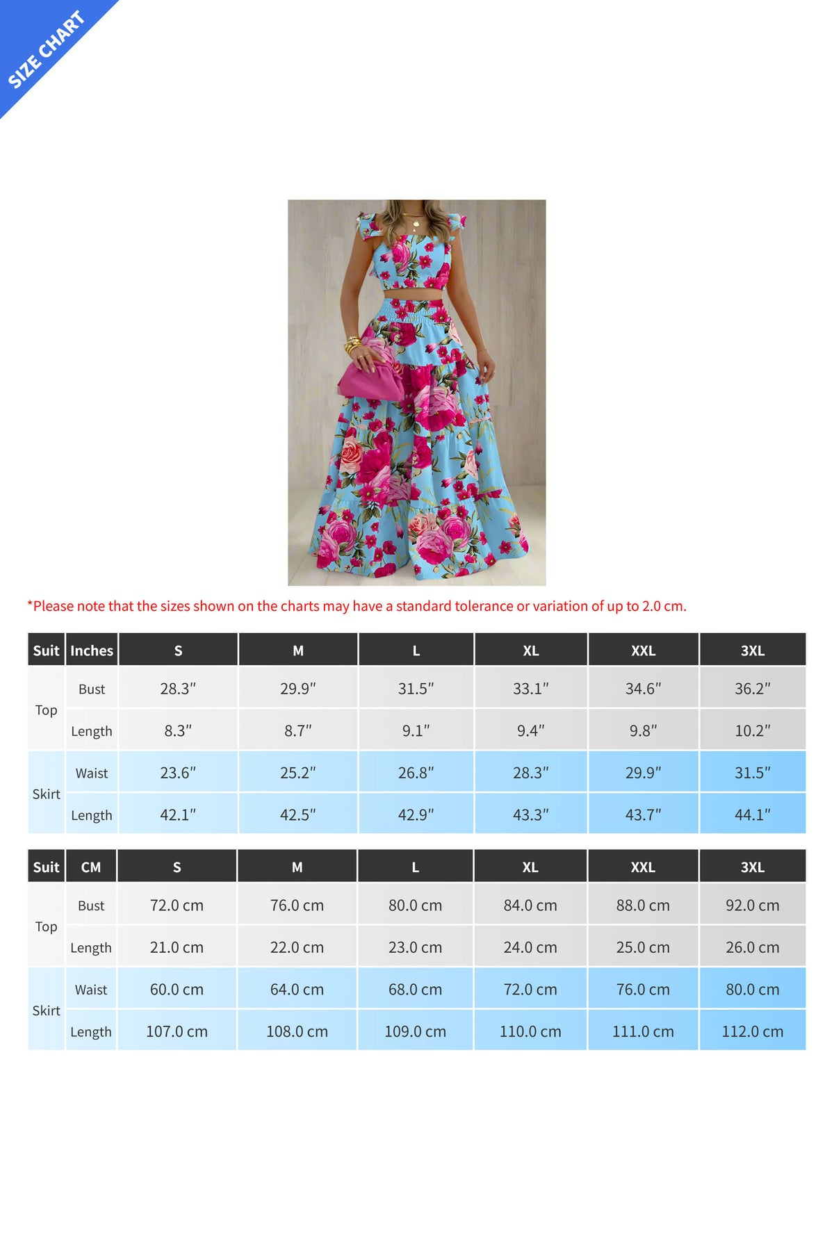 Cami Crop Top with High Waist Skirt Set Lavish Daily