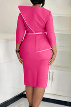Elegant OL Bodycon Pencil Dress for Office Ladies Lavish Daily