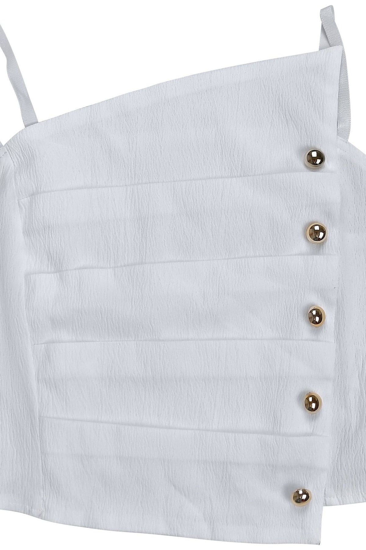 Asymmetrical Button Cami Pant Set Lavish Daily