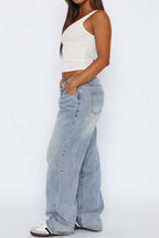 Low Rise Wide Leg Jeans Lavish Daily
