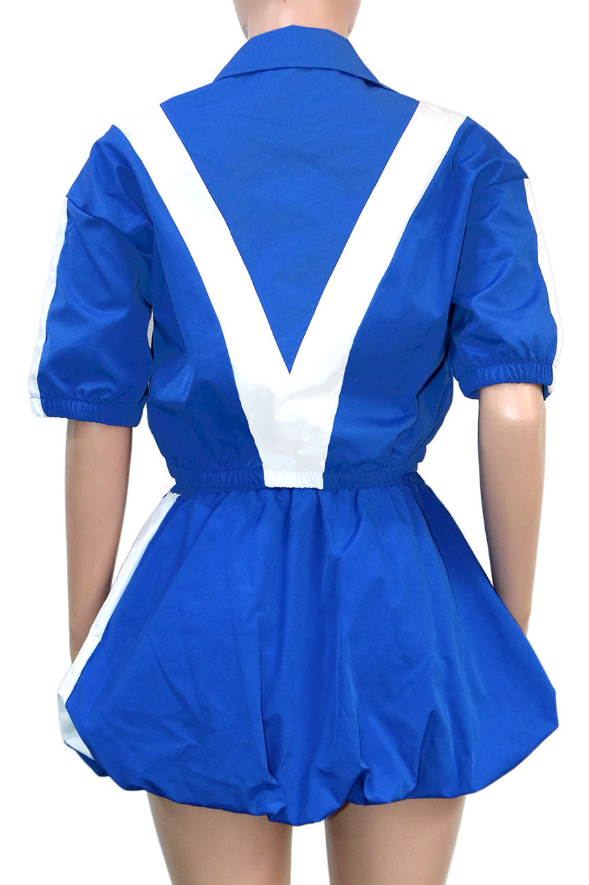 Chevron Color-Block Bubble Set Lavish Daily