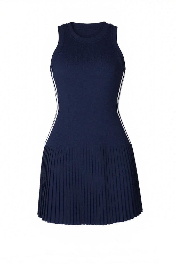 Sleeveless Bodycon Striped Mini Dress Lavish Daily