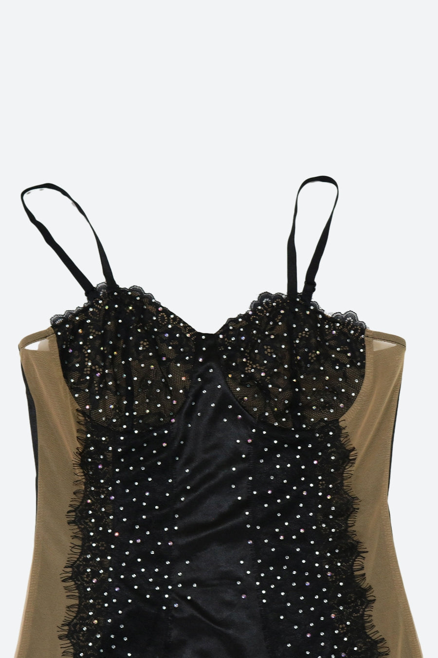 Beading Applique High Slit Sequin Dress Lavish Daily