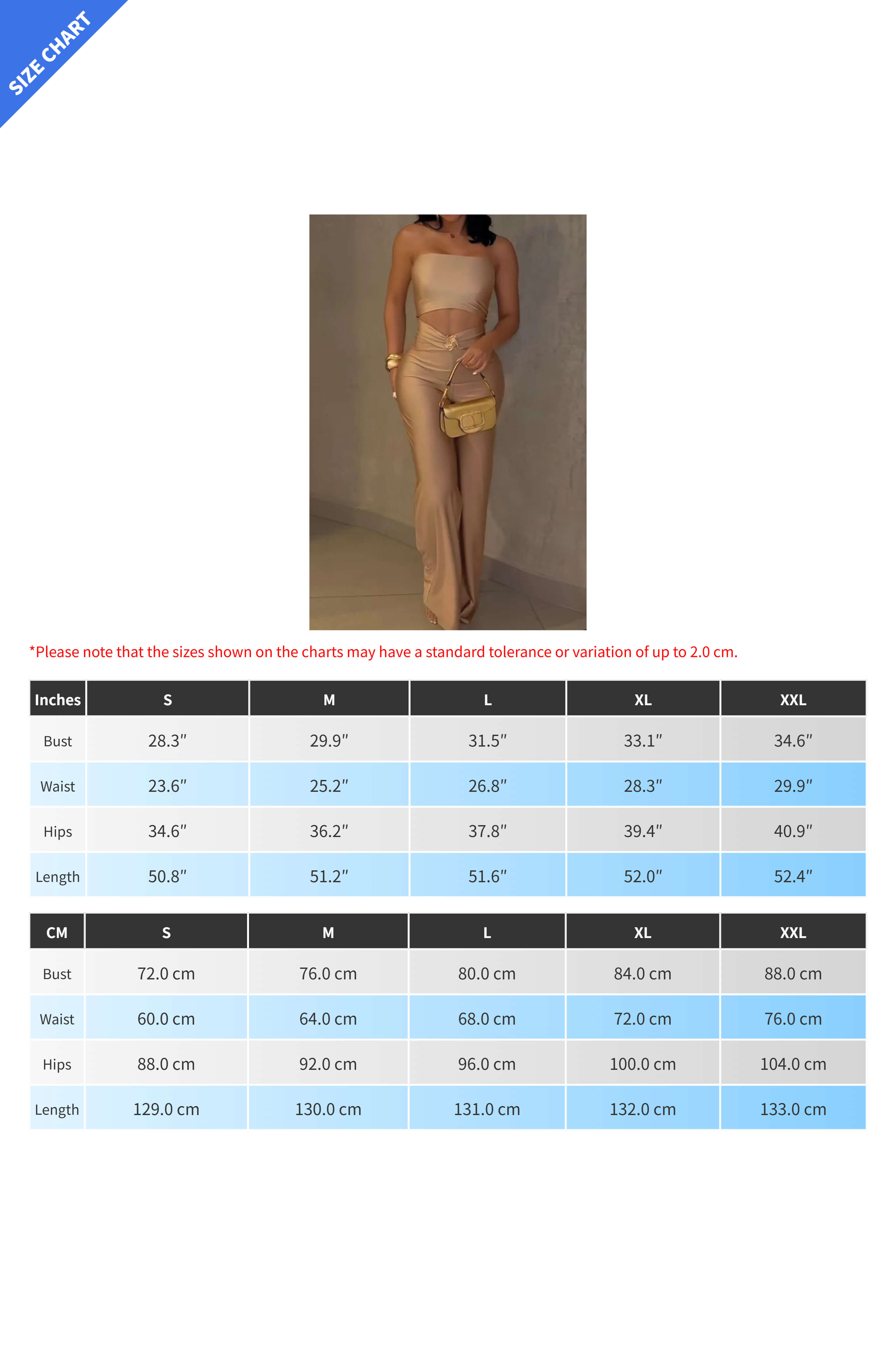 Cutout Bandeau Wide-Leg Jumpsuit Lavish Daily