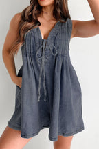 Denim Romper Lavish Daily