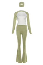 Two Tone Top and Pants Set LavishDaily