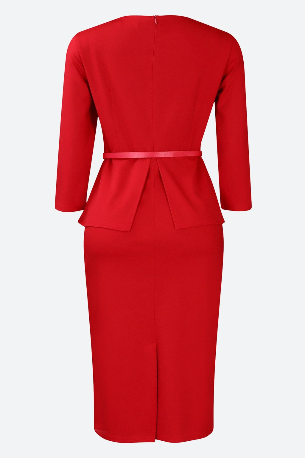 3/4 Sleeve Bodycon Work Dress Lavish Daily