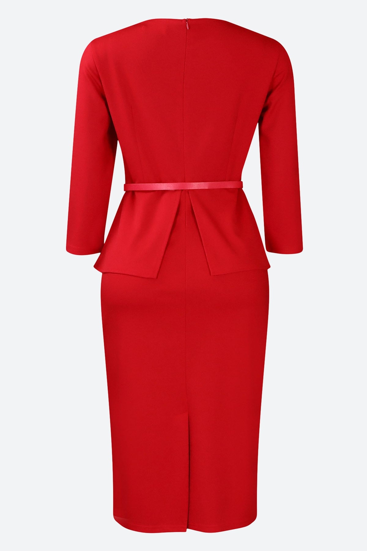 3/4 Sleeve Bodycon Work Dress Lavish Daily