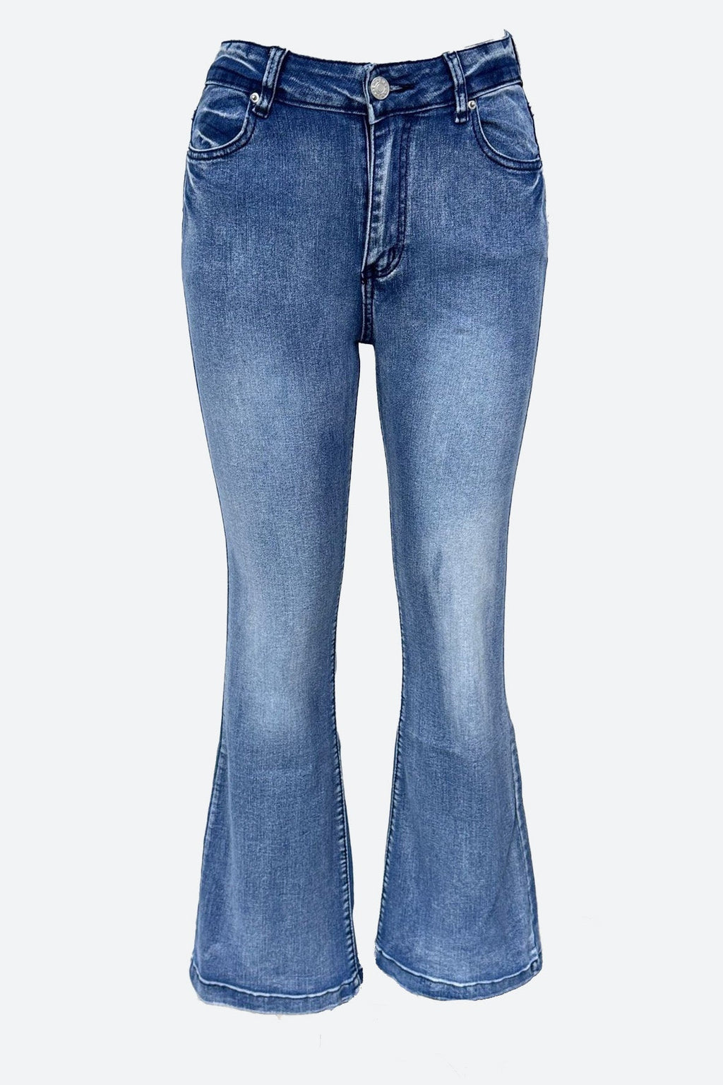 Vintage Denim Flare Leg Jeans Lavish Daily