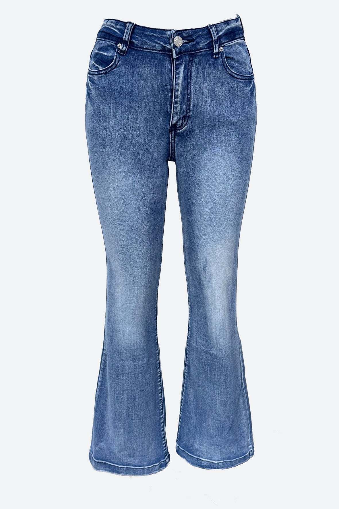Vintage Denim Flare Leg Jeans Lavish Daily