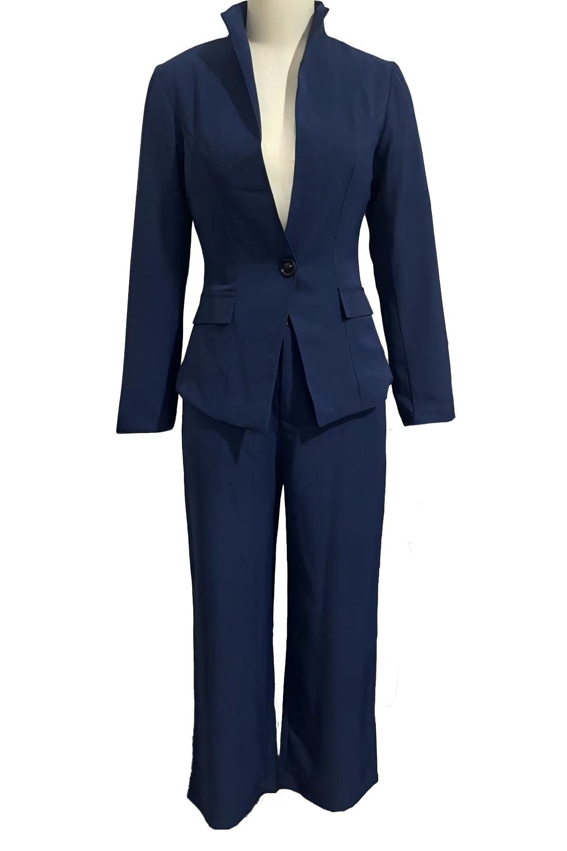 Single Button Blazer and Pants Set Lavish Daily