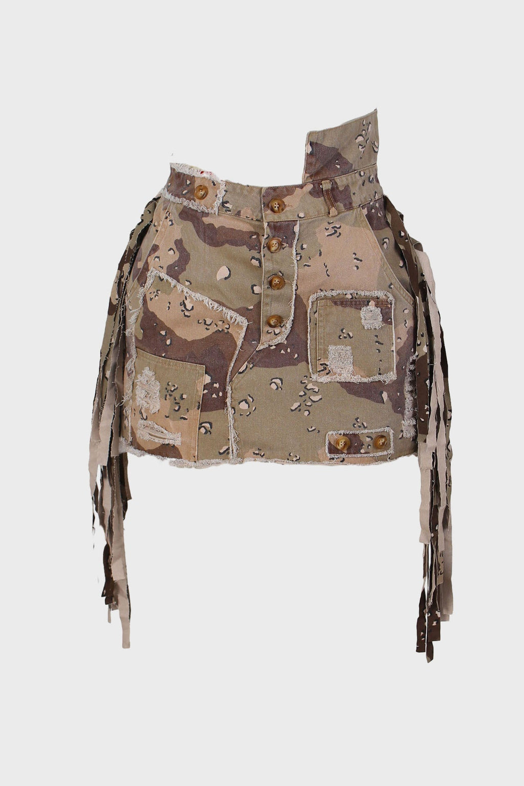 Camouflage Tassel Skirt Lavish Daily