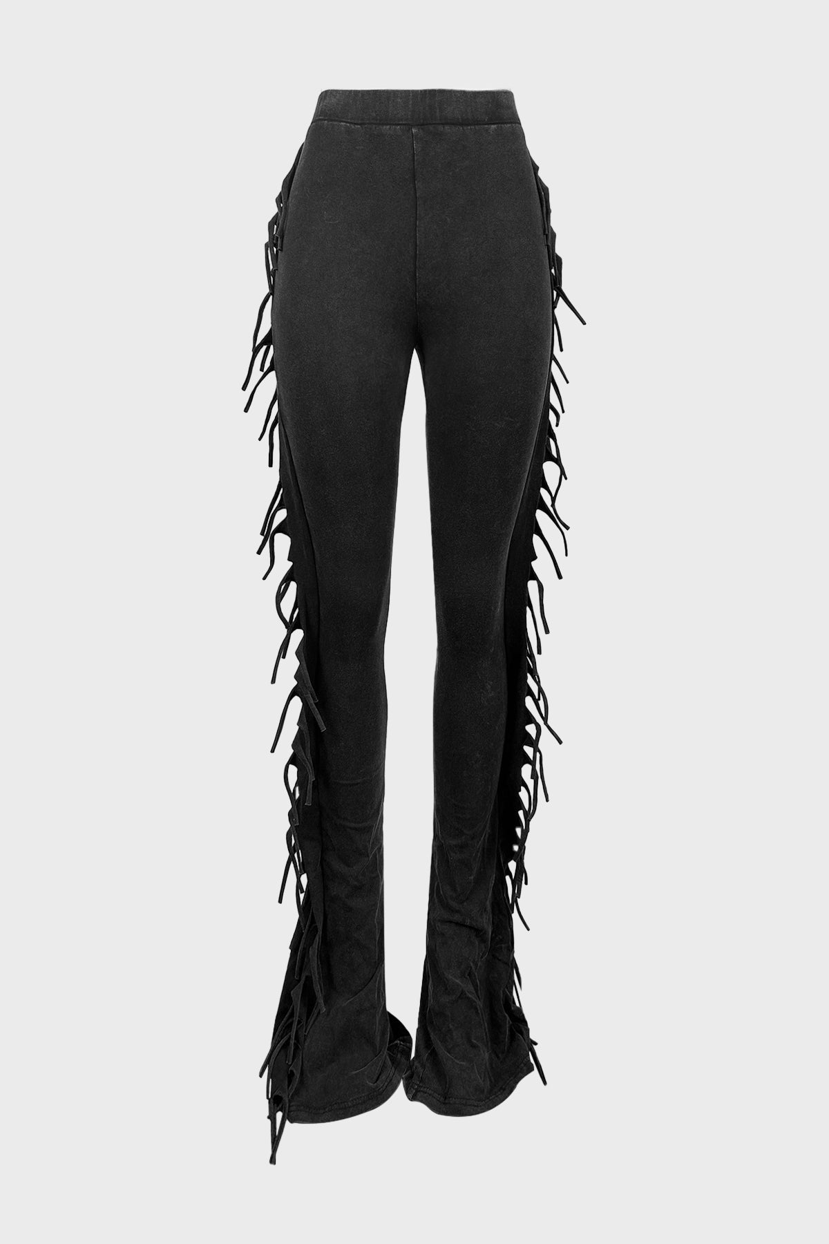 Wash Fringe Pants Lavish Daily