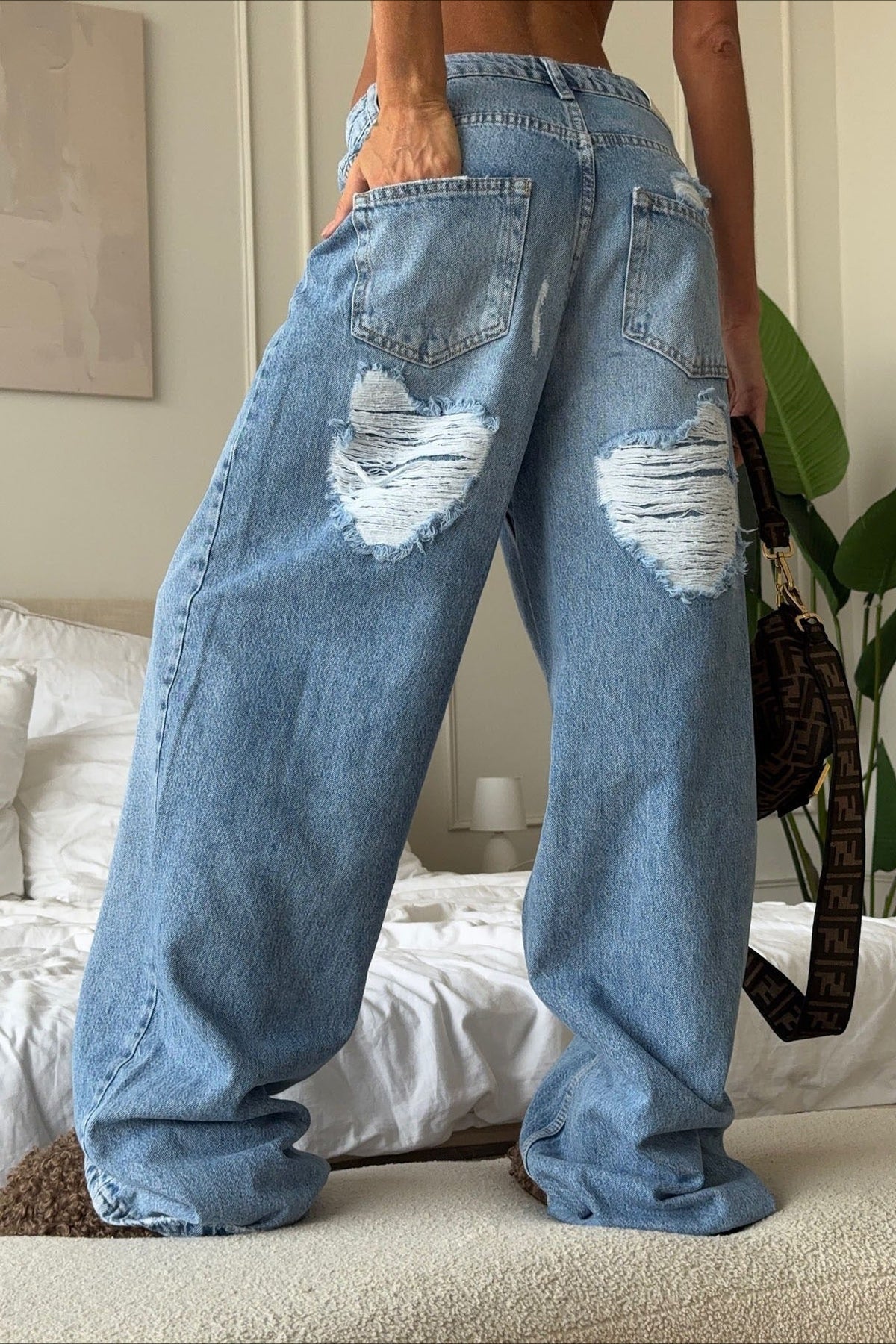 Baggy Wide Leg Denim Jeans Lavish Daily