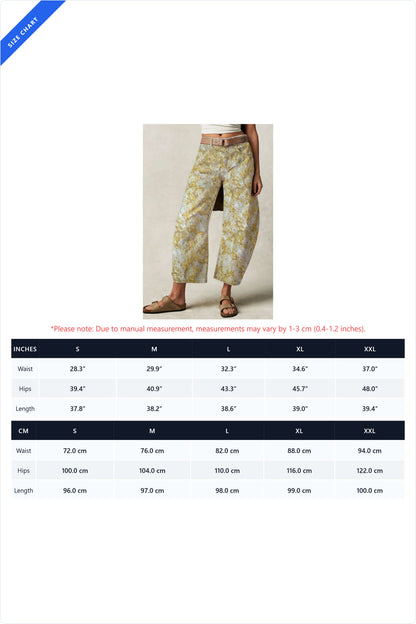 Vintage Floral Relaxed Barrel Leg Jeans Lavish Daily