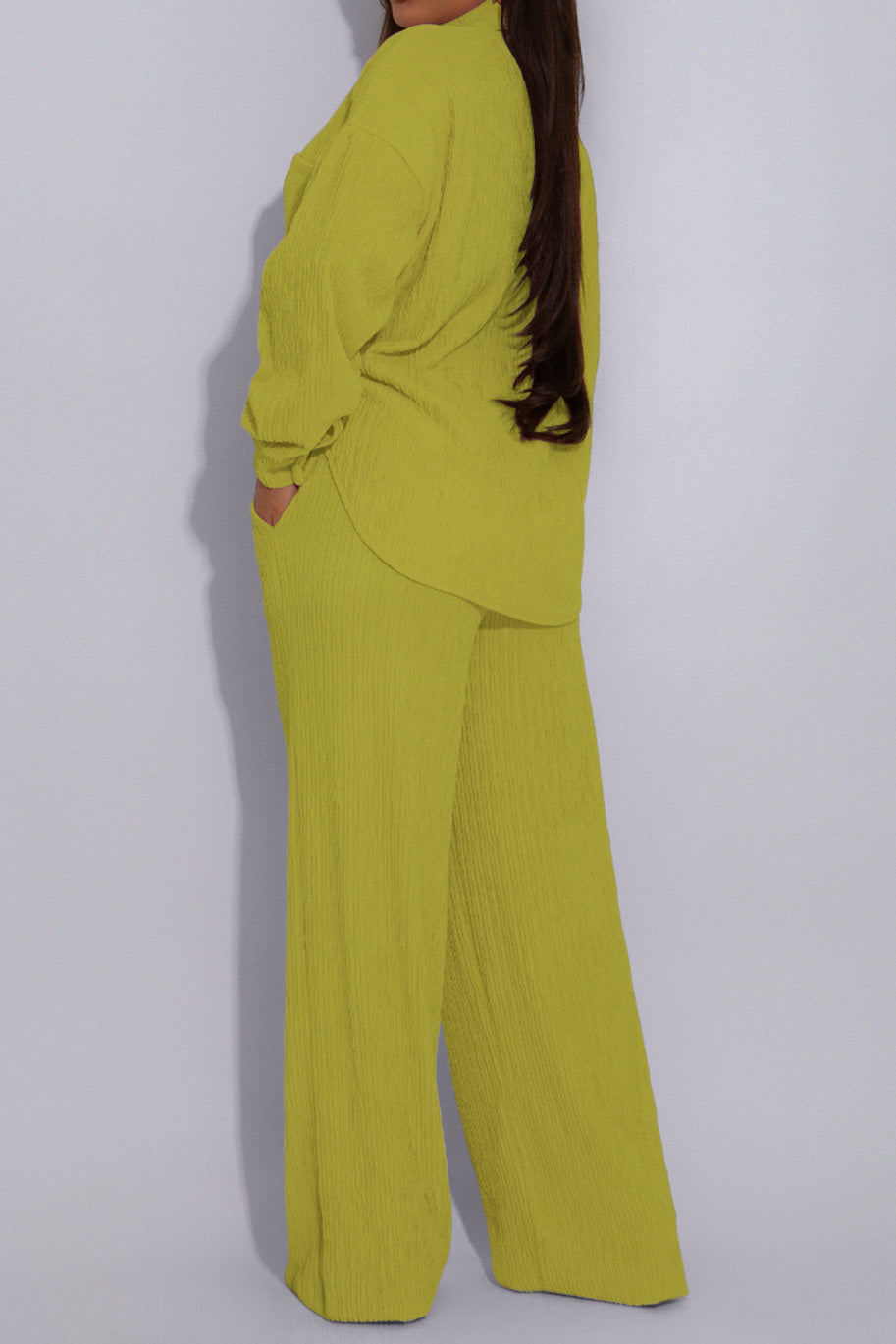Pleated Utility Palazzo Two-Piece Set Lavish Daily
