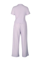 Breathable V-Neck Crinkle Top Set Lavish Daily