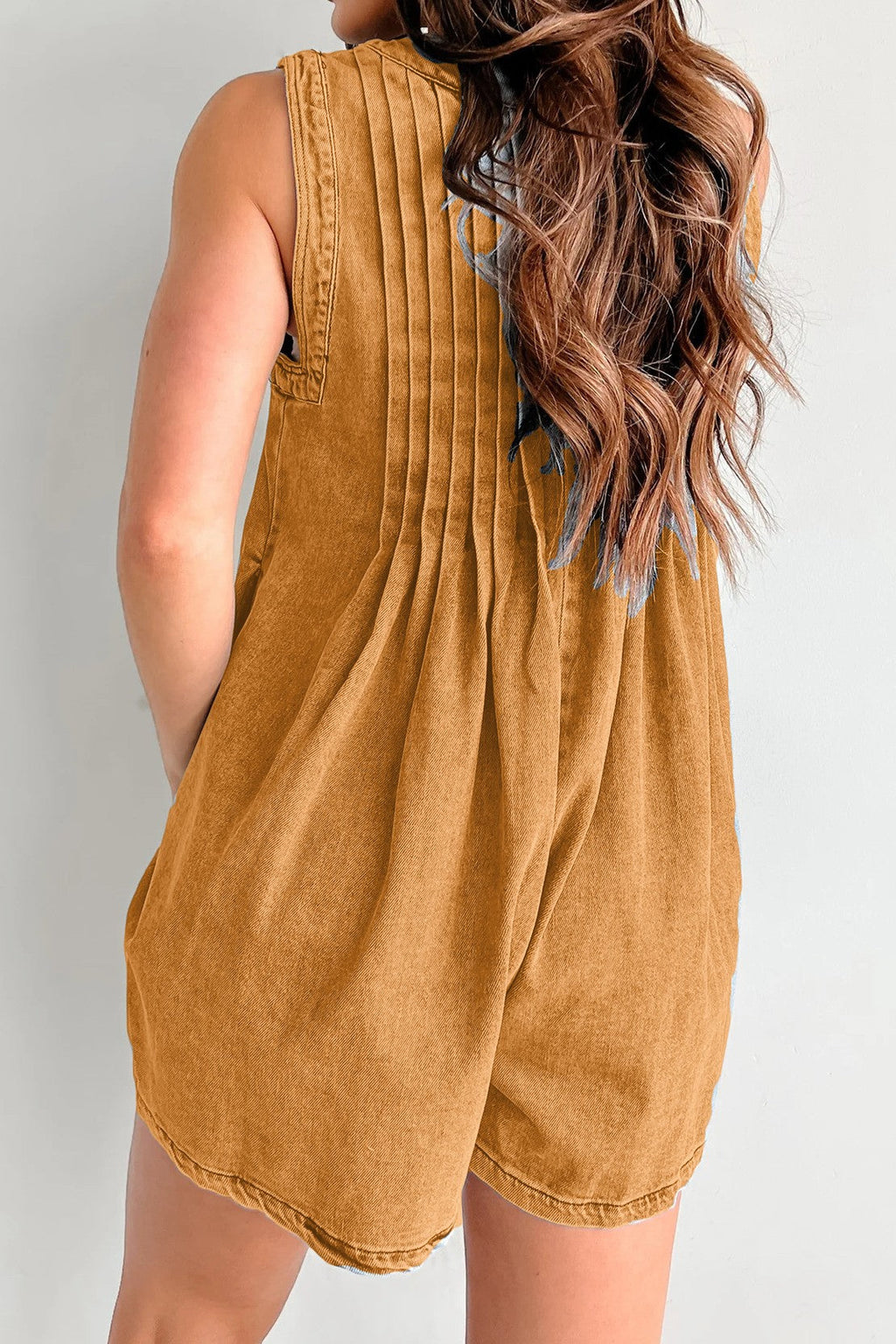 Denim Romper Lavish Daily