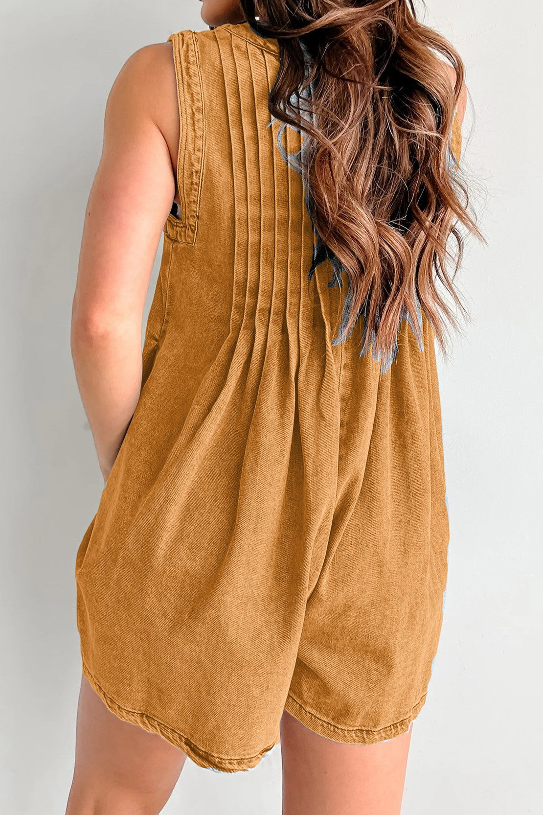 Denim Romper Lavish Daily