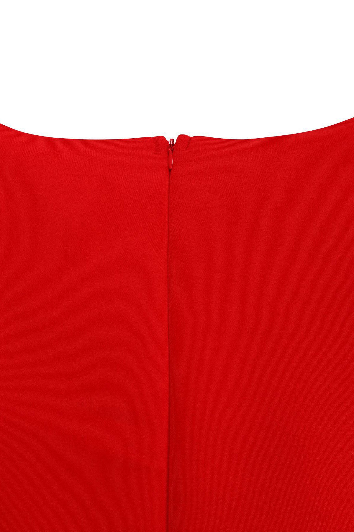 Off-Shoulder Ruffle Fit & Flare Midi Dress Lavish Daily