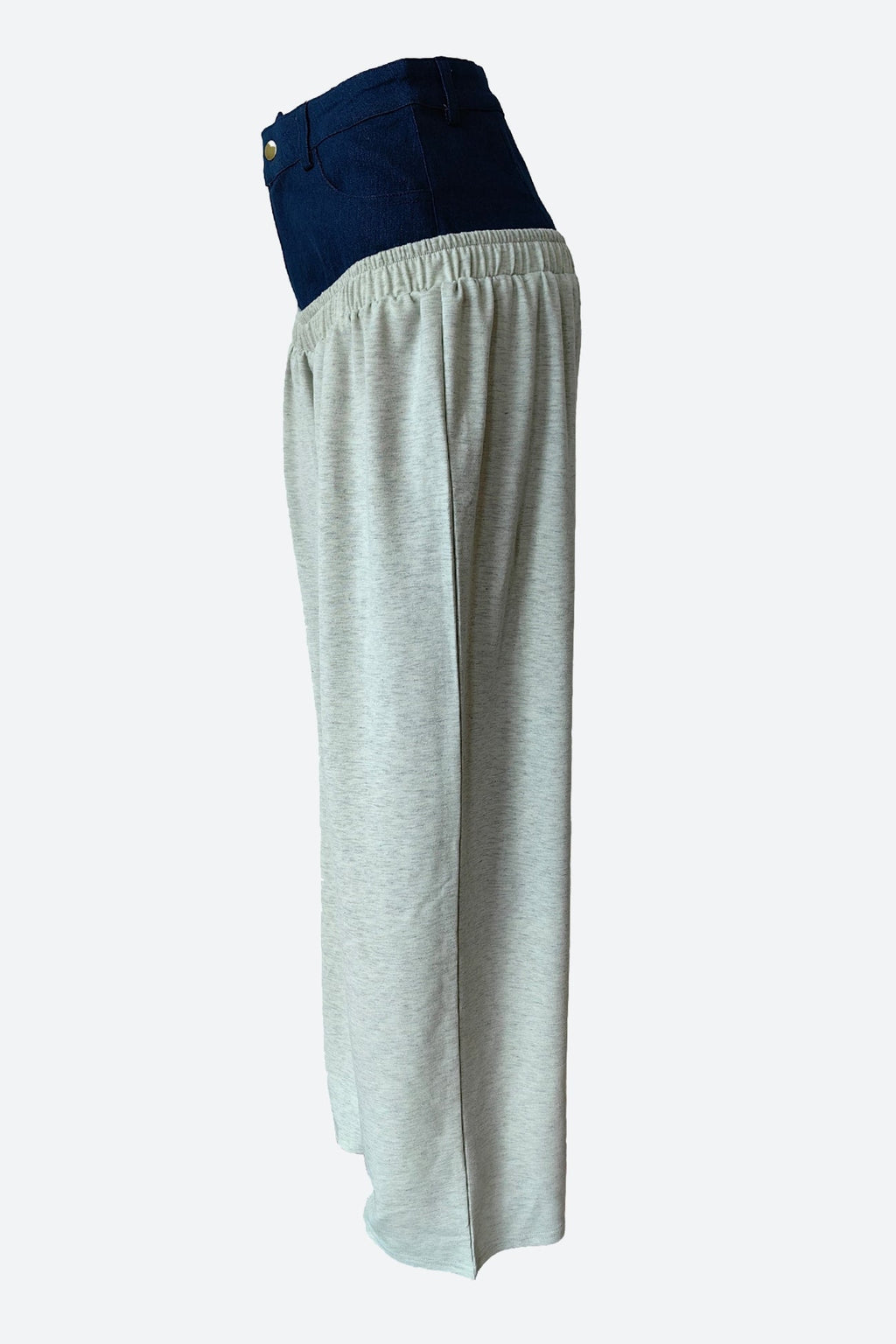 Loose Denim Stitching Haron Pants Lavish Daily